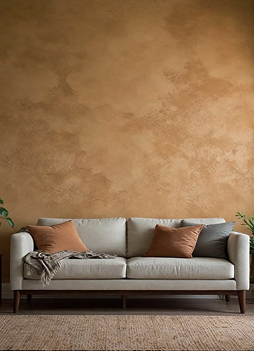 Luxury textured wall finish for modern interiors